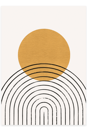 Skab et stilrent look med Abstract Door Down Plakat. En elegant abstrakt plakat med geometriske former og moderne design. Perfekt til enhver boligindretning.