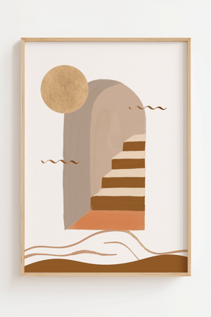 Abstract Doorway Plakat