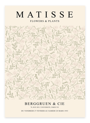 Berggruen Flowers - Matisse Plakat | Farverig & Tidløs Kunst