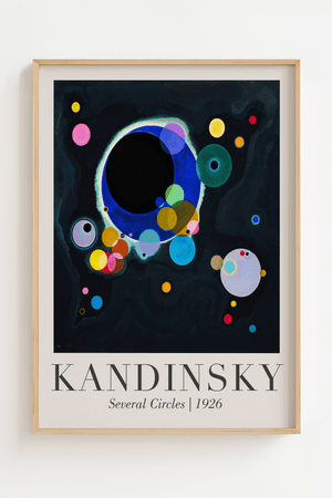 Several Circles – Kandinsky Plakat