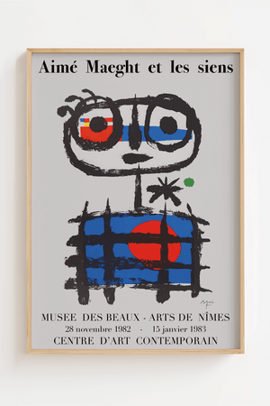 Robot - Joan Miro Plakat