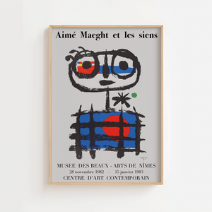 Robot - Joan Miro Plakat