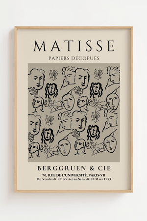 Faces - Matisse Plakat
