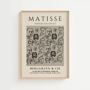 Faces - Matisse Plakat
