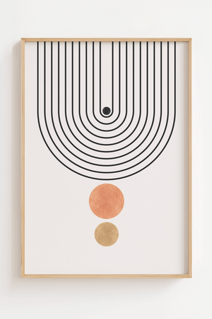 Abstract Door up Plakat