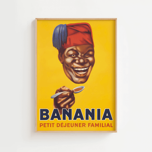 Banania plakat – Fransk vintage reklame med ikonisk figur