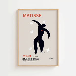 Ikaros – Matisse Plakat fra Musée d'Orsay