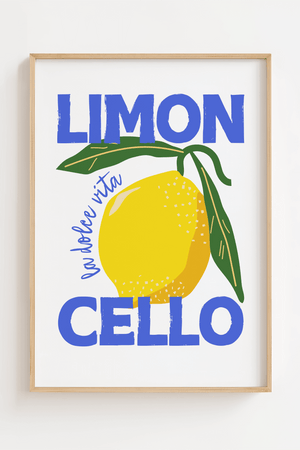 Limon Cello Gul Citron PLakat