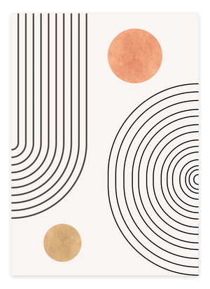 Abstract Circle Plakat | Minimalistisk & Moderne Kunst
