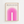 Pink Arch – Bauhaus Plakat med geometrisk buemotiv i pink nuancer.