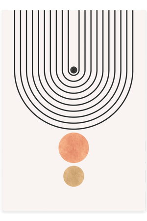 Abstract Door Up Plakat | Minimalistisk & Moderne Kunst

