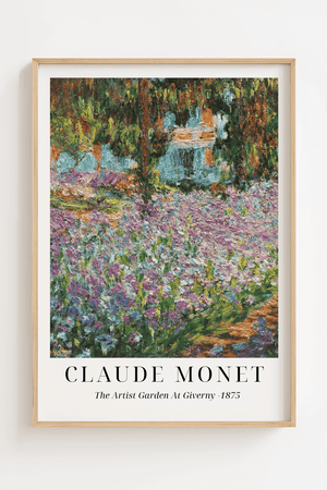 The Artist Garden - Claude Monet Plakat
