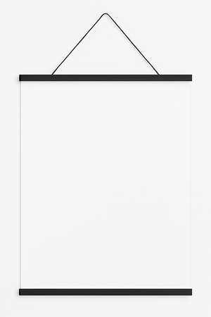 Sort plakatliste – Moderne plakatophæng i træ | Fra 149,-