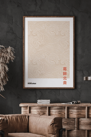 Waves of Japan – Hokusai Plakat