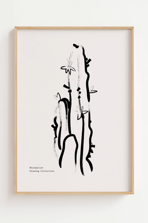 Abstract Cactus Plakat