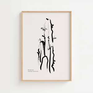 Abstract Cactus Plakat