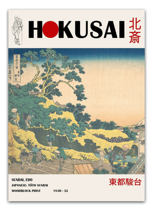 Sundai Edo - Hokusai Plakat | Billige Japanske Plakater