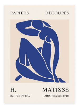 Matisse Blue Nude Plakat | Ikonisk Moderne Kunst