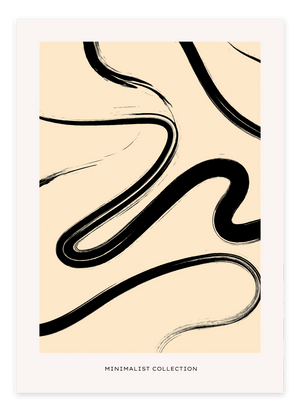 Abstract Minimalist Plakat | Stilren & Moderne Kunst