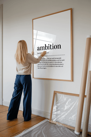 Ambition Definition Plakat