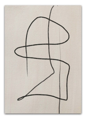 Life Is Not A Straight Line Plakat