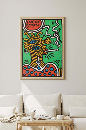 Lucky Strike - Keith Haring Plakat