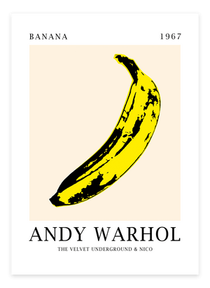 Velvet Banana - Andy Warhol Plakat