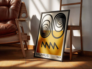 Yellow Eyes Bauhaus Plakat