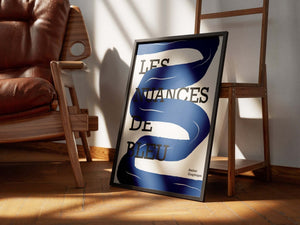 Les Nuances De Bleu Plakat