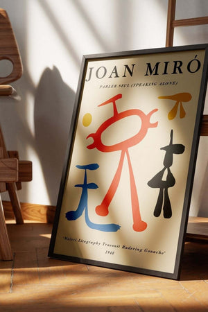Joan Miro Speaking Alone Plakat
