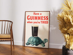 Guinness Turtle Plakat