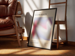 Stenbukken - Farverig stjernetegns plakat