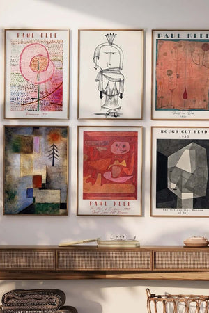 Køb "Oval Forest" Paul Klee Plakat | Kunst til Dit Hjem