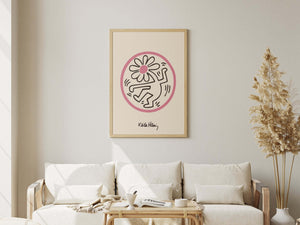 Pink Dancer - Keith Haring Plakat