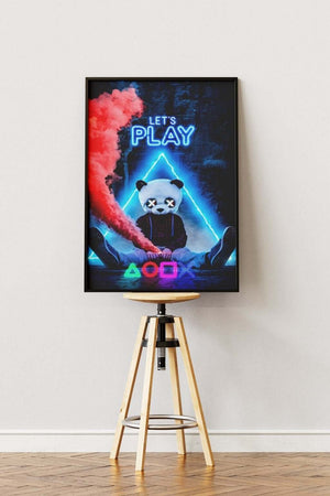 "Let’s Play" - Gaming Plakat