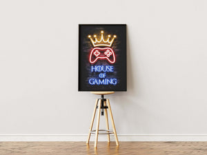 House of Gaming - Gaming Plakat
