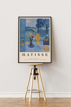 The Blue Window - Matisse Plakat | Farverig & Ikonisk Kunst