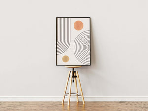 Abstract Circle Plakat | Minimalistisk & Moderne Kunst

