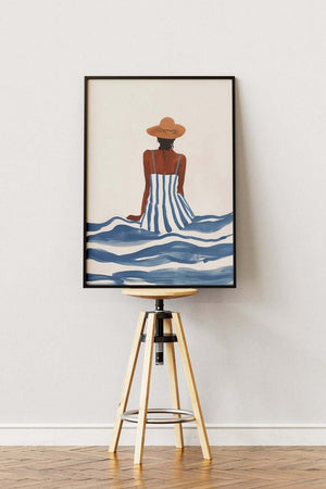 Blue Water Lady - Plakat