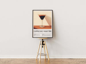 Espresso Martini – Cocktail Plakat