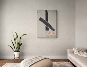 Tapies Croix Noire - Galerie Maeght Plakat