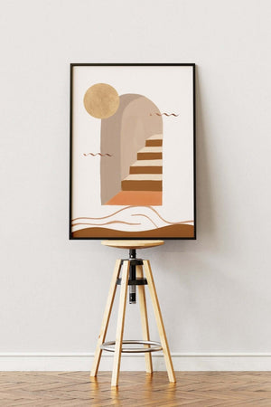 Abstract Doorway Plakat