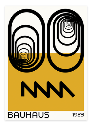 Yellow Eyes Bauhaus Plakat