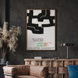 Galerie Maeght 5 Livres Plakat