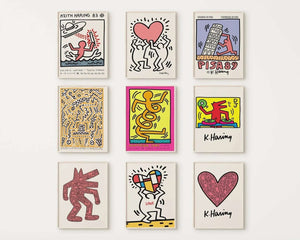 Blue Dancer - Keith Haring Plakat