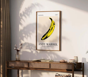 Velvet Banana - Andy Warhol Plakat