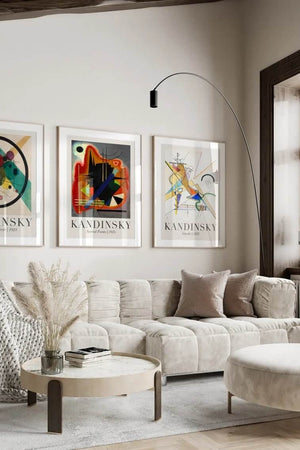 Circles in a Circle – Kandinsky Plakat

