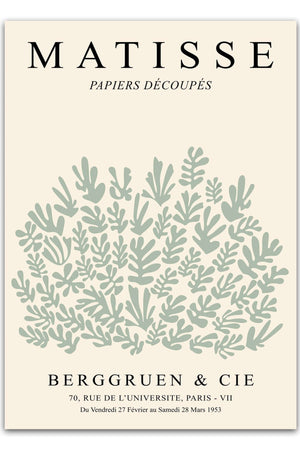Matisse Plakat | "Du Vendredi" Grøn Poster  | Køb plakater