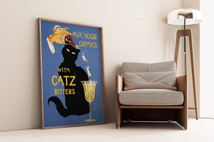 Mix Your Drinks With Catz Bitters Plakat