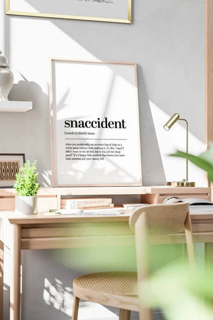 Snaccident - Citatplakat